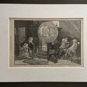 Harper's Young People,  Antique Print, Woodcut